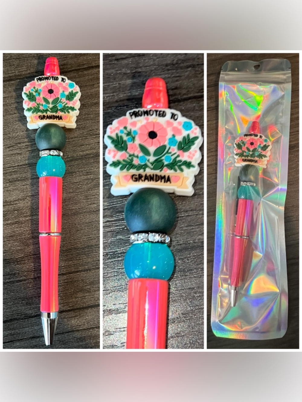 Grandma beaded focal pen